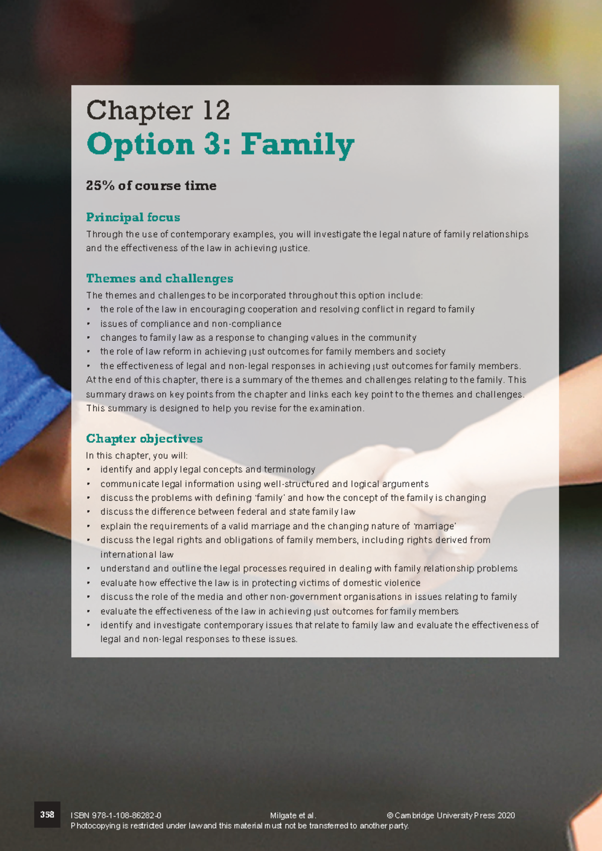 FPO Chapter 12: Family Law - Legal Nature and Justice in Family ...