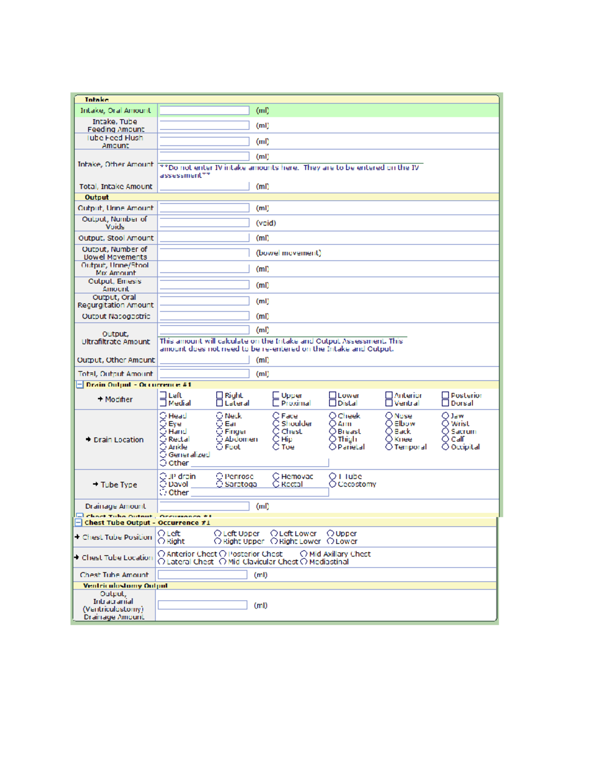 I&O Charting: Detailed Intake and Output Assessment - Studocu