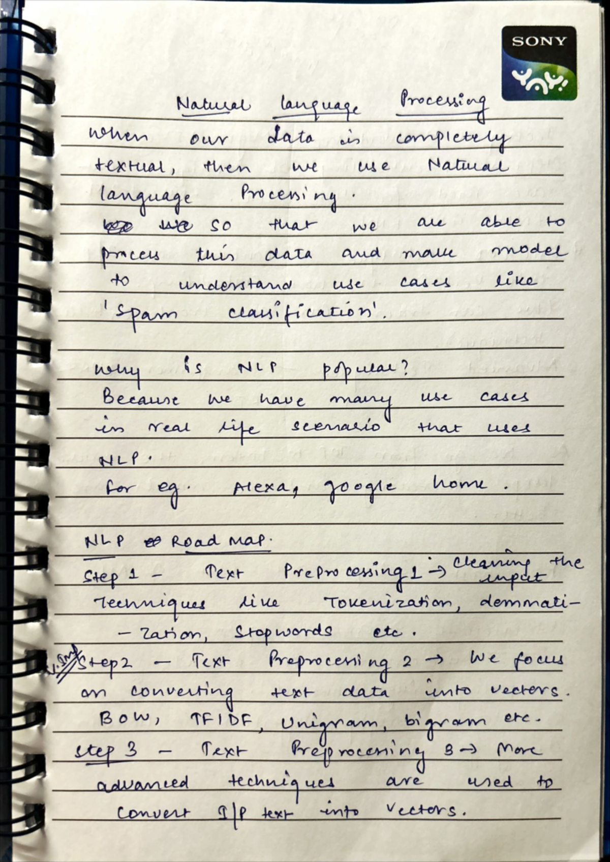 NLP Notes 1 - Comprehensive Overview and Key Concepts - Studocu
