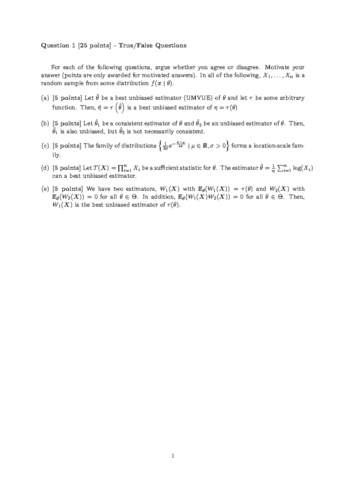 Midterm Exam Notes for Statistics - Course Code: STAT101 - Studeersnel