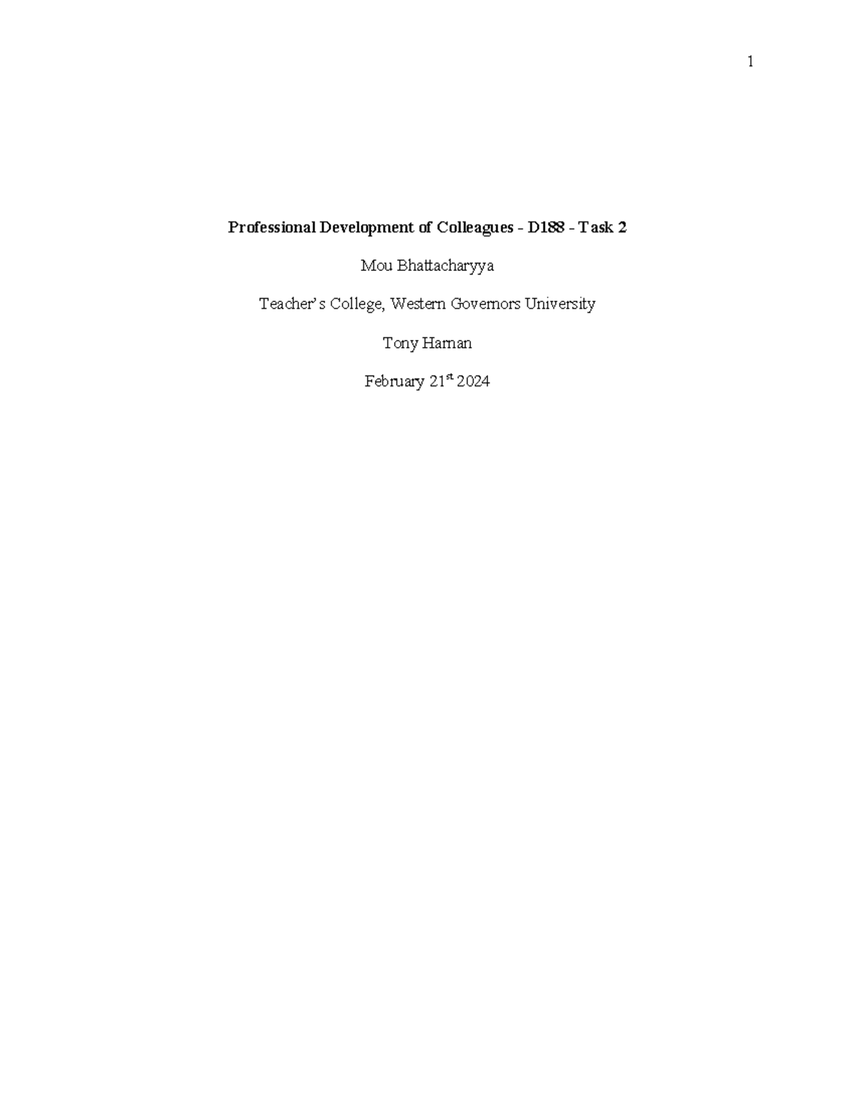 Professional Development Strategies for Inclusive Classrooms - D188 ...