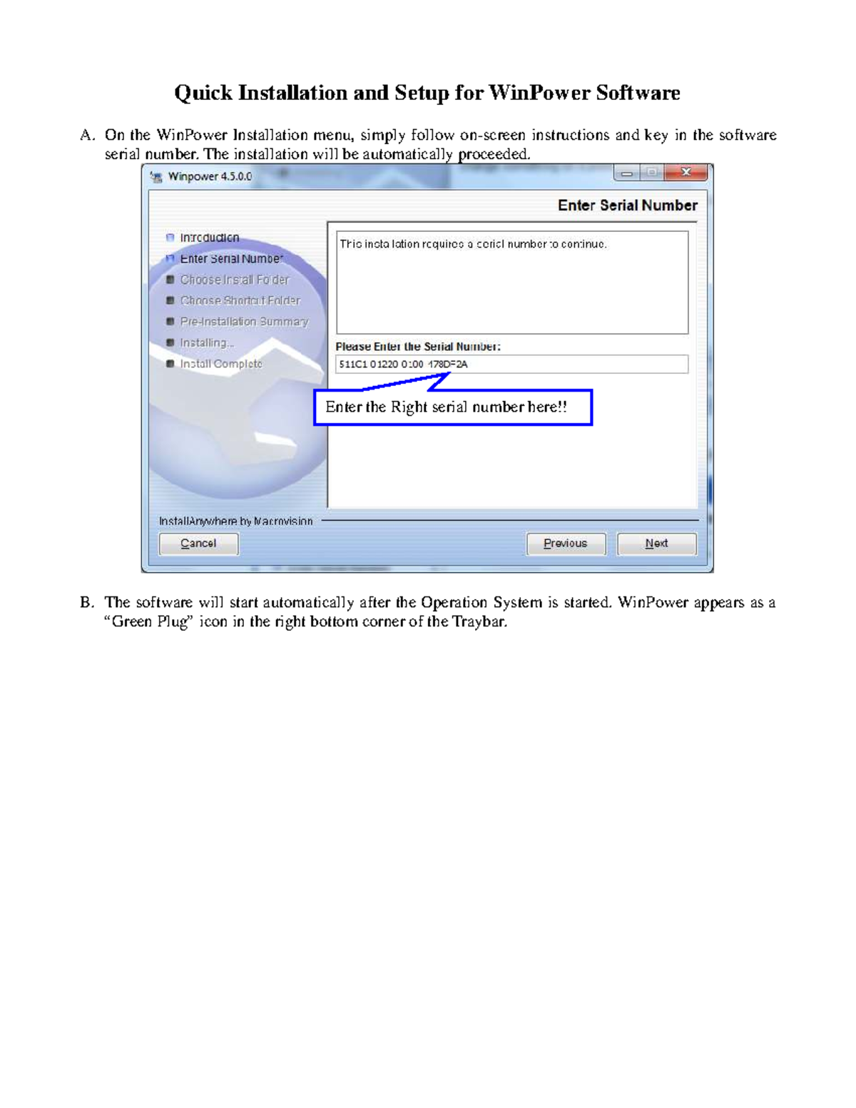 WinPower Software Installation & Setup Guide - Studocu