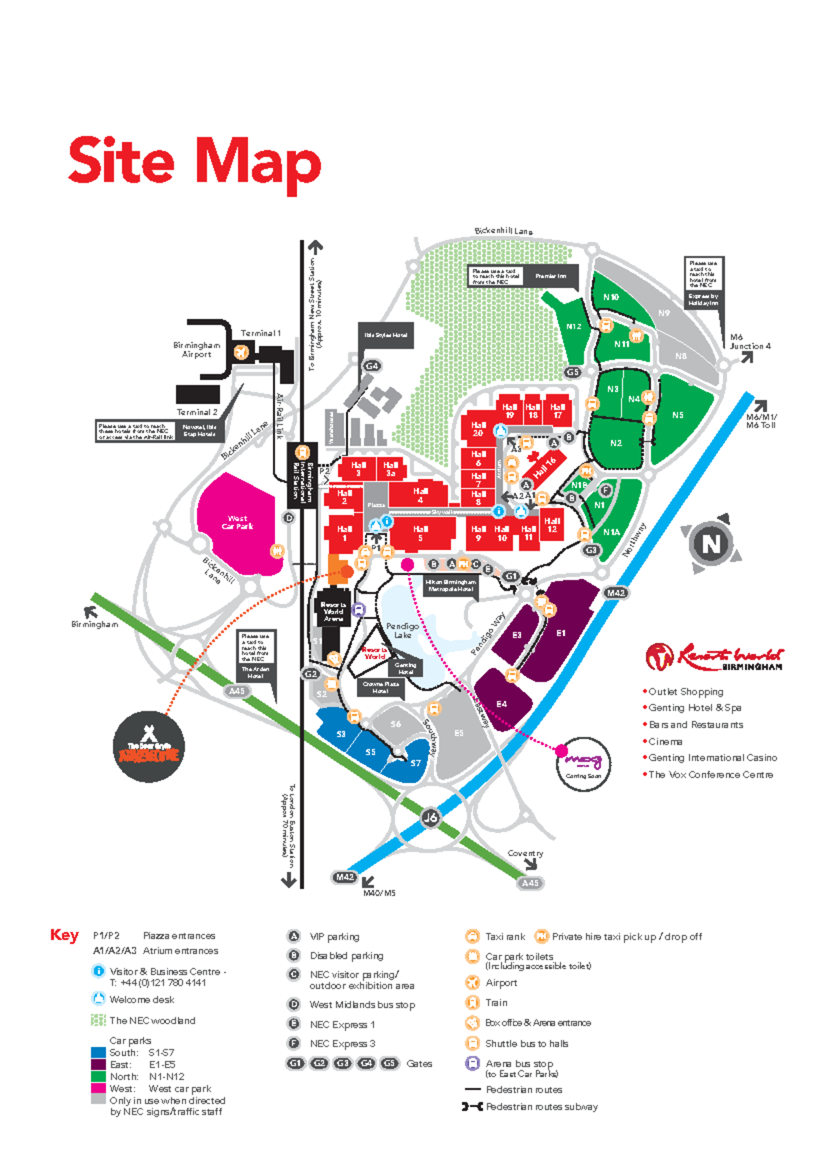 Site master map a5 for a5 below - West Car Park S S S S S S N N N N N N ...
