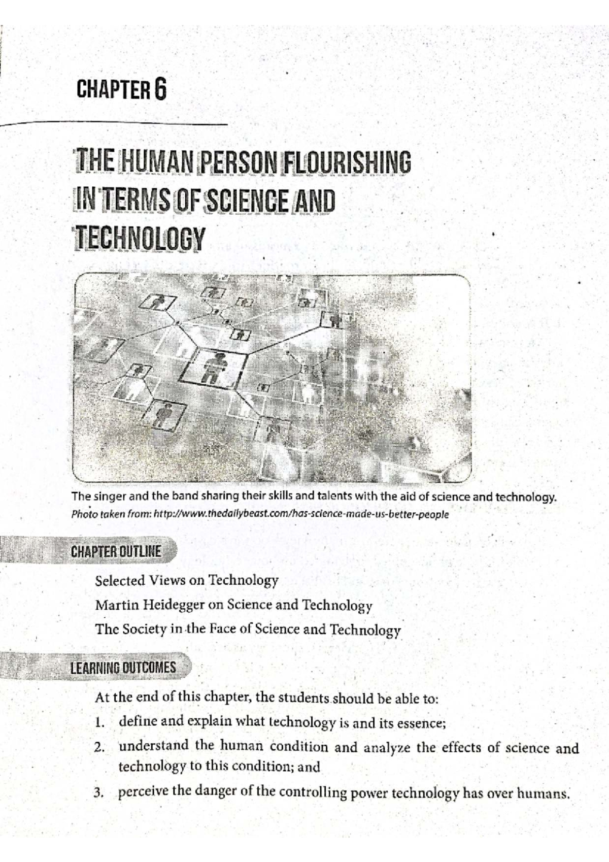 C6: The Human Person Flourishing Through Science & Technology - Studocu