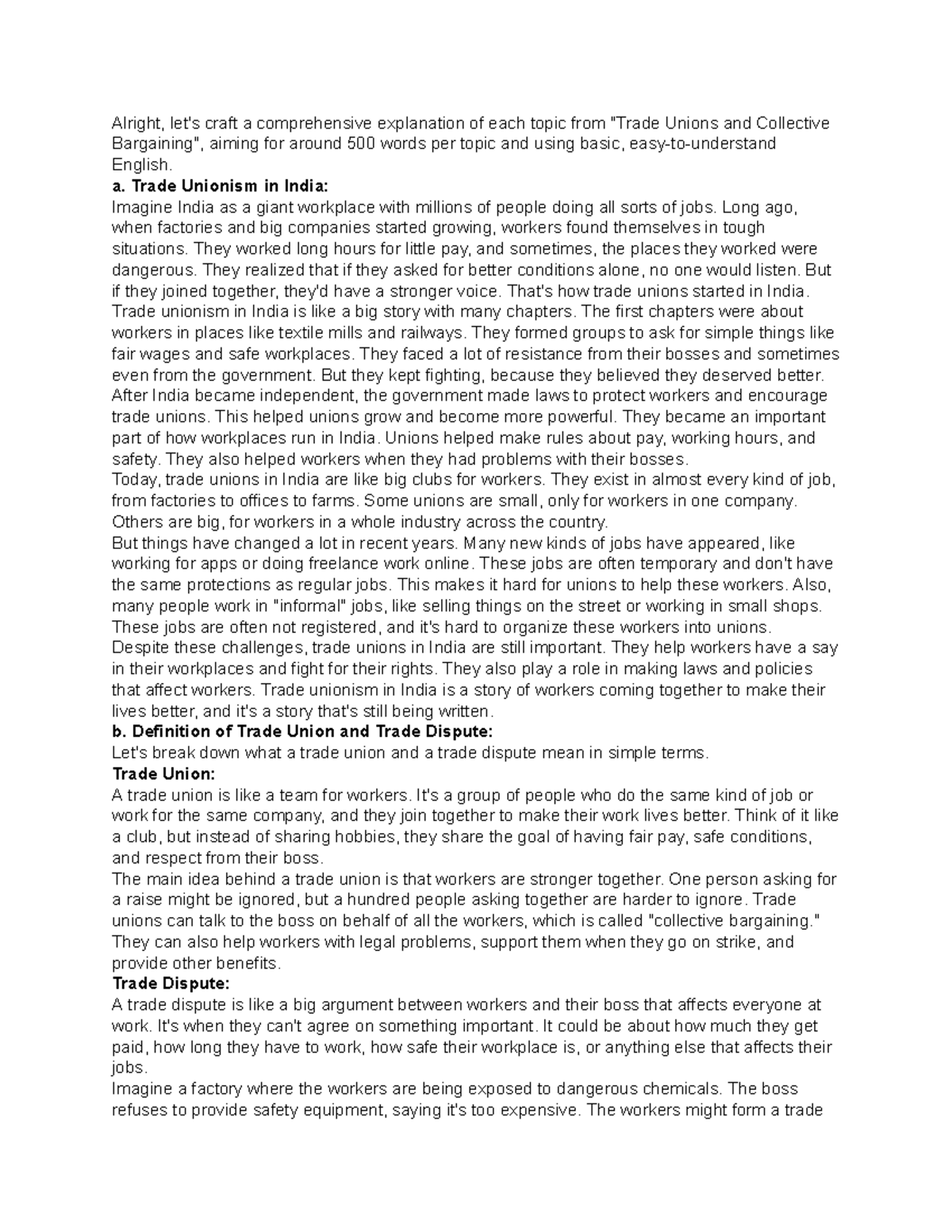 Understanding Trade Unions & Collective Bargaining in India: An ...