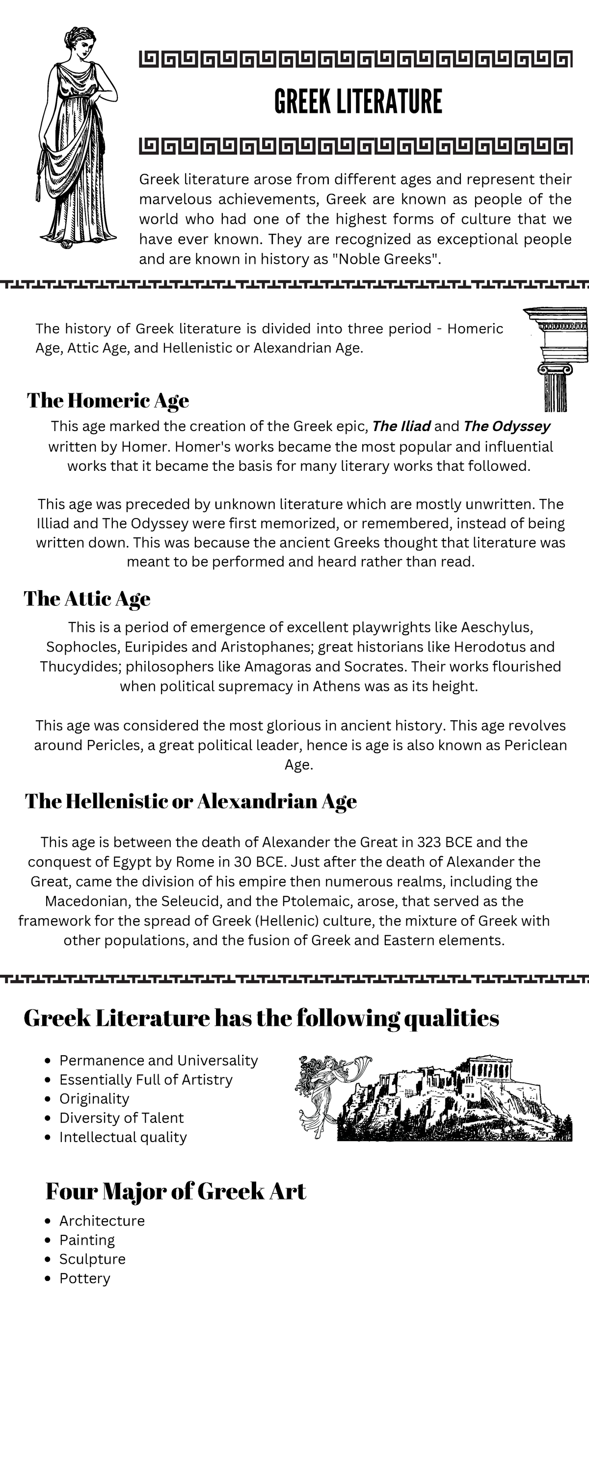Greek Literature Overview: The Emergence of Noble Greeks - Studocu