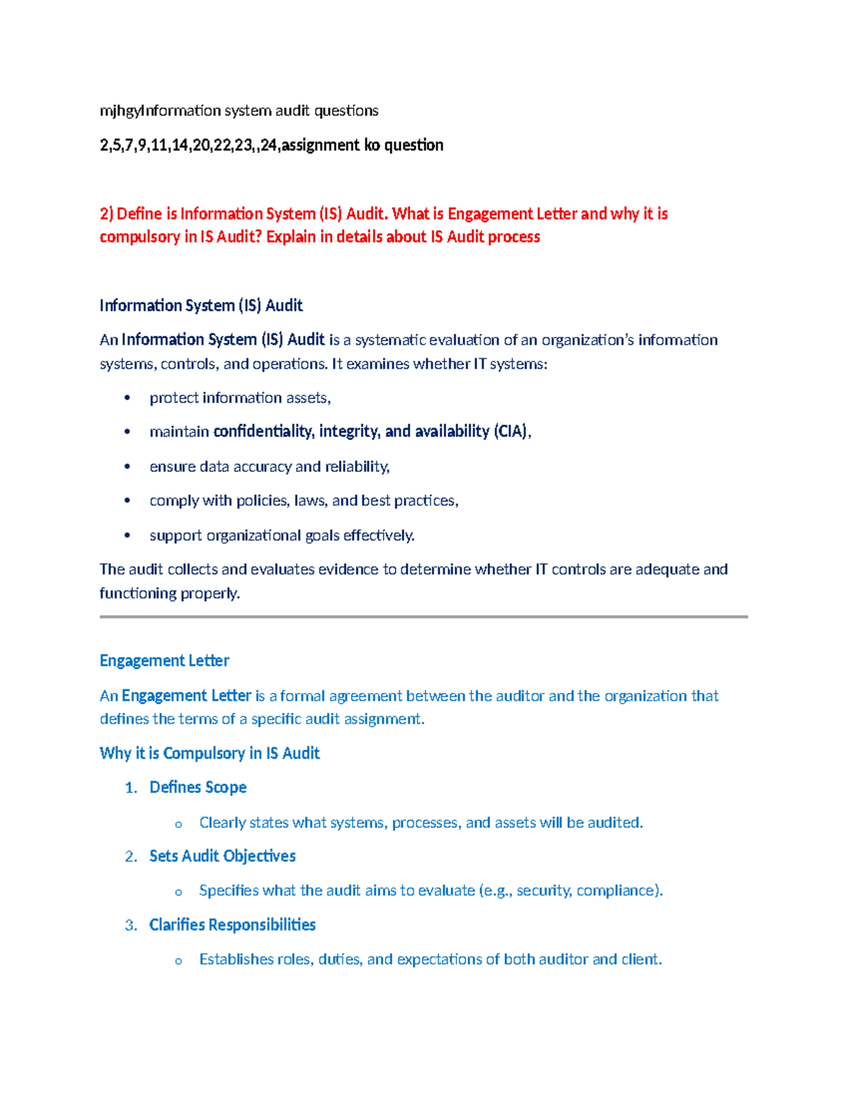 IS Audit Solutions (IS Audit 101) - Comprehensive Guide to Key Concepts ...