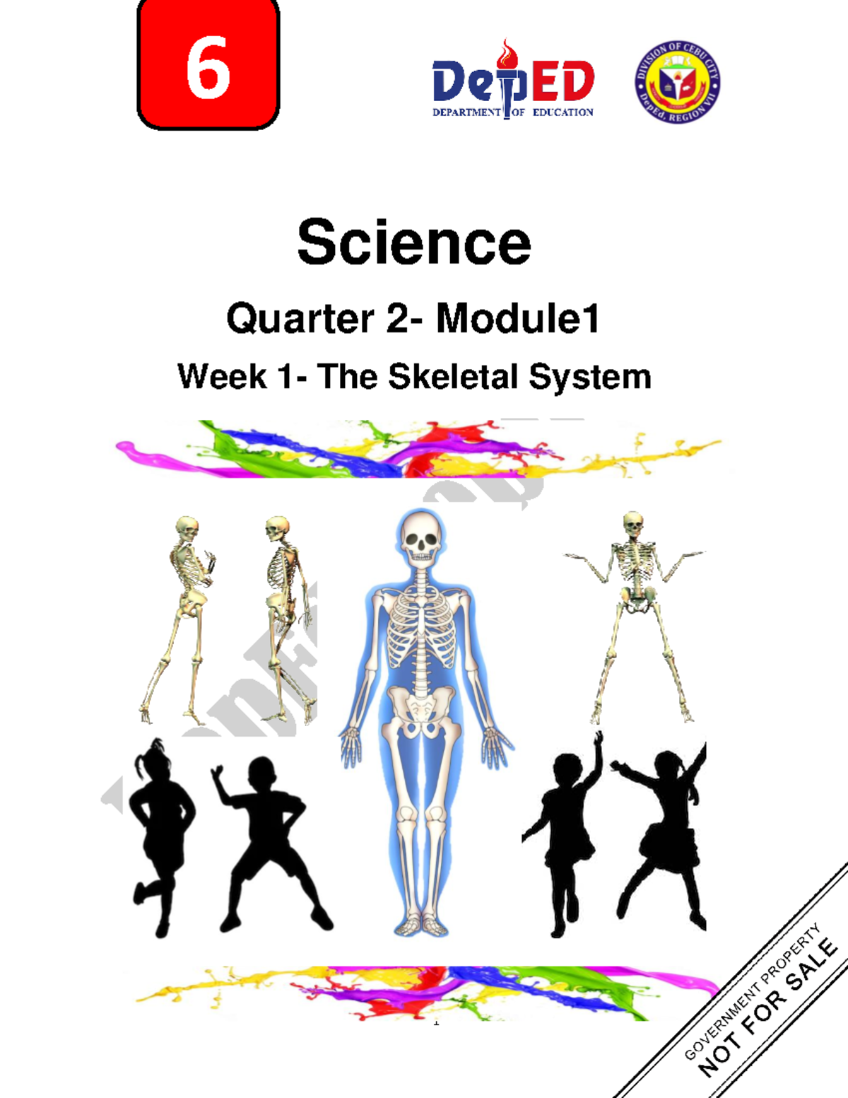 Grade 6 Science Q2 Module 1: Understanding the Skeletal System - Studocu