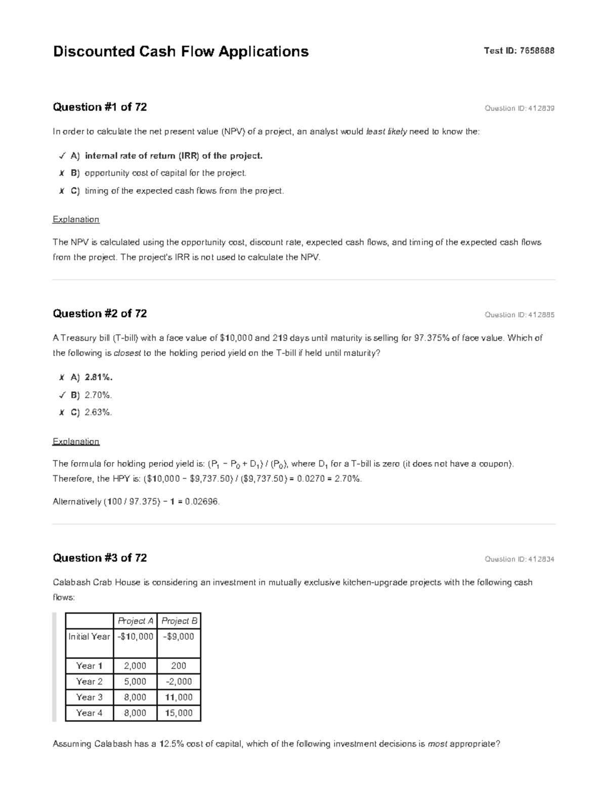 02 Discounted Cash Flow Applications - opportunity cost of capital for ...