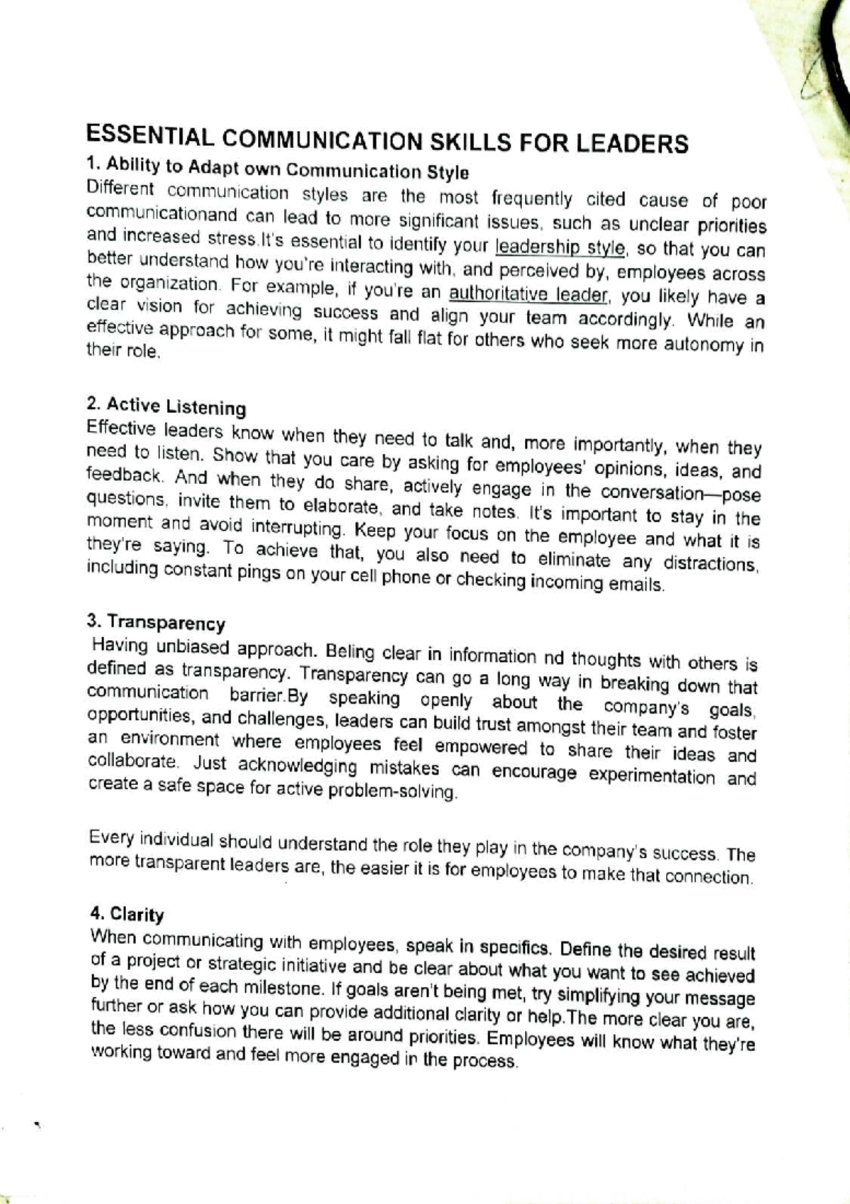 Communication Skills for Leaders: Essential Strategies for Success ...