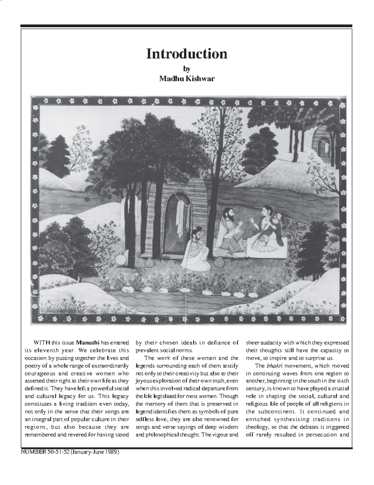 Women Bhaktas: Legacy of Courage and Creativity in Bhakti Movement (N H ...