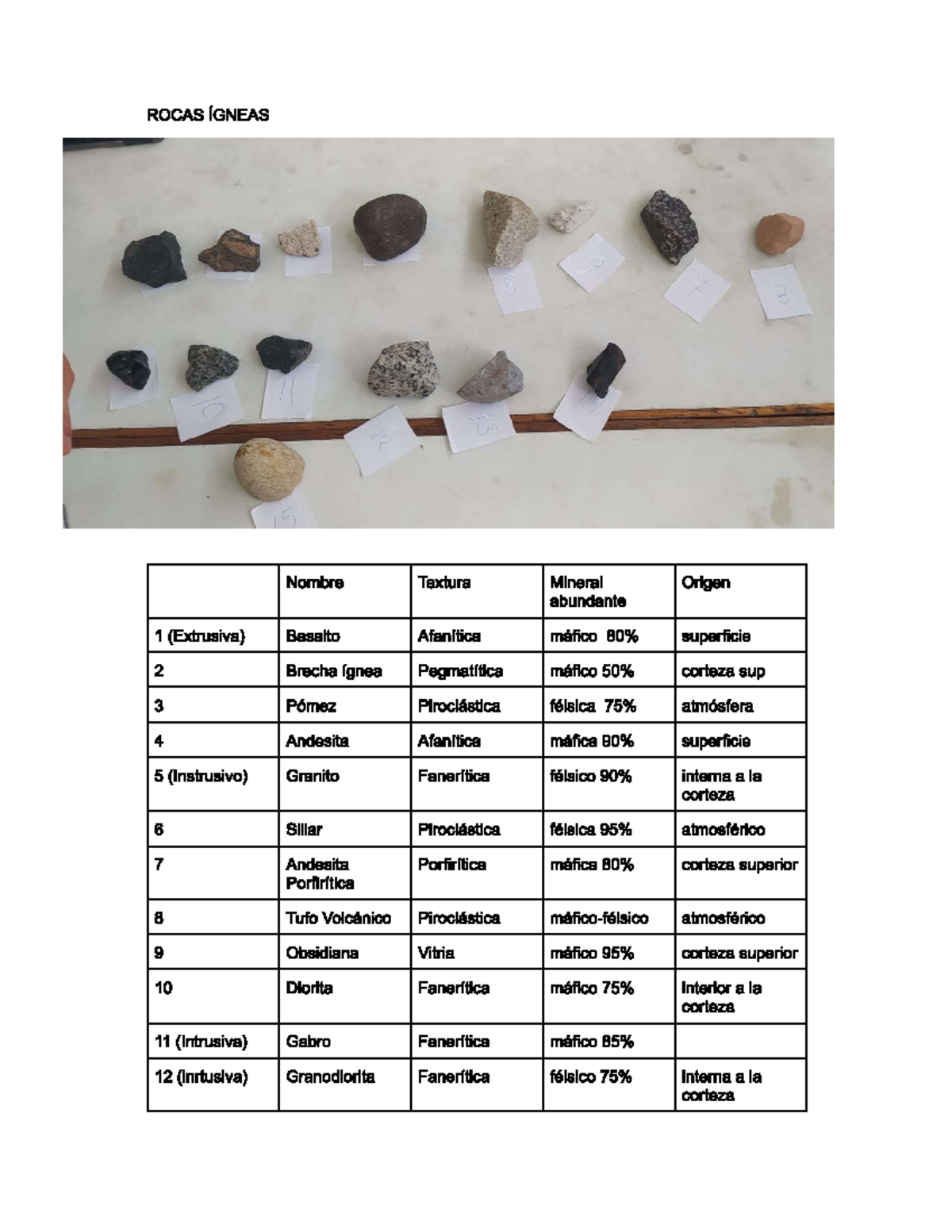 Geologia - ROCARIO - Geología - Studocu