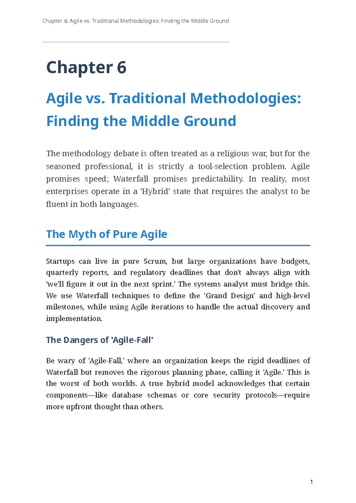 Chapter 6: Agile vs. Traditional Methodologies - CompScie Insights ...