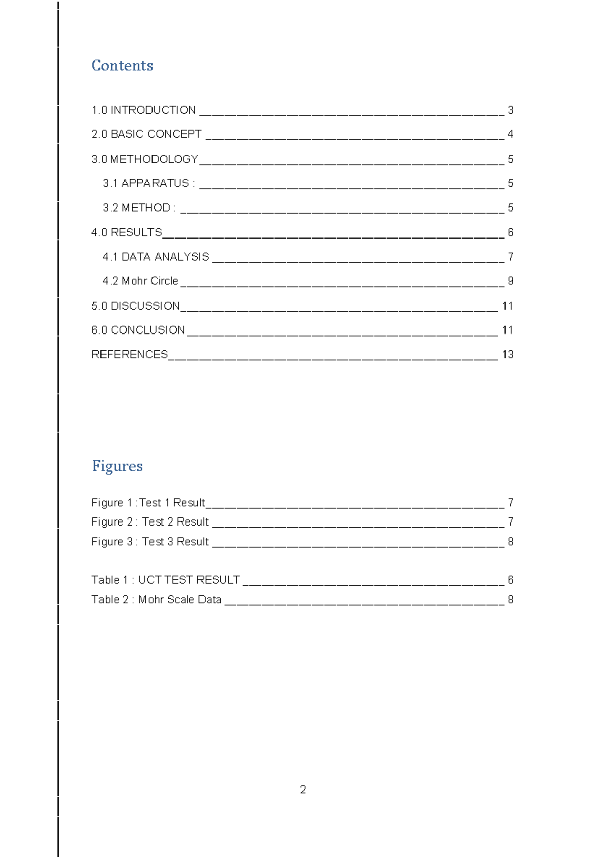Unconfined Compression Test (UCT) Results - ECG428 Lab 1 Report - Studocu