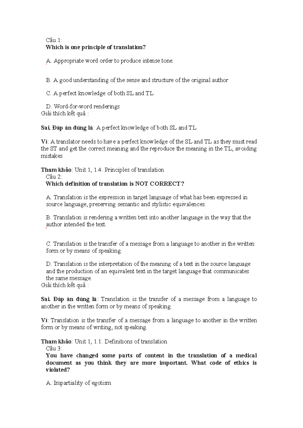 Foundations of Translation Study (Dịch cơ bản) - Key Concepts & Methods ...