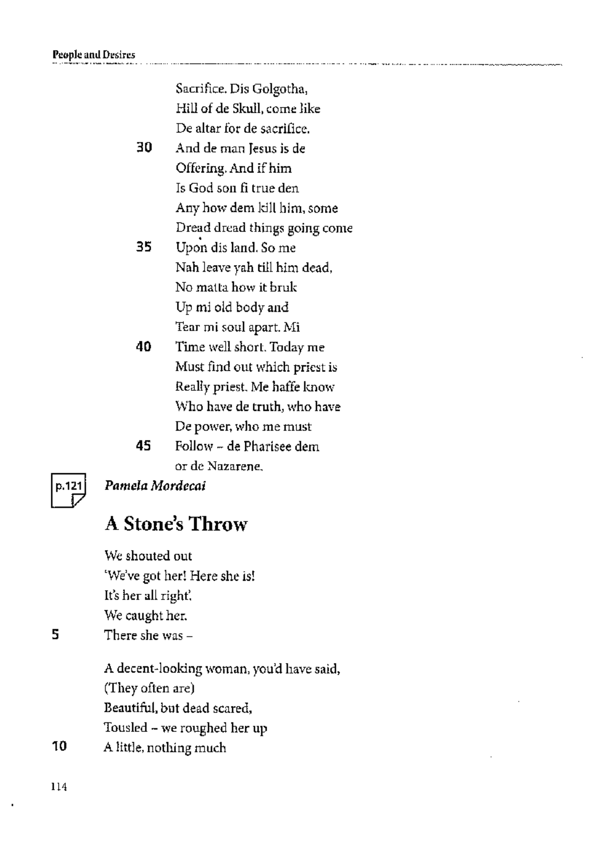 A Stone's Throw: Poetry Analysis and Interpretation - Studocu