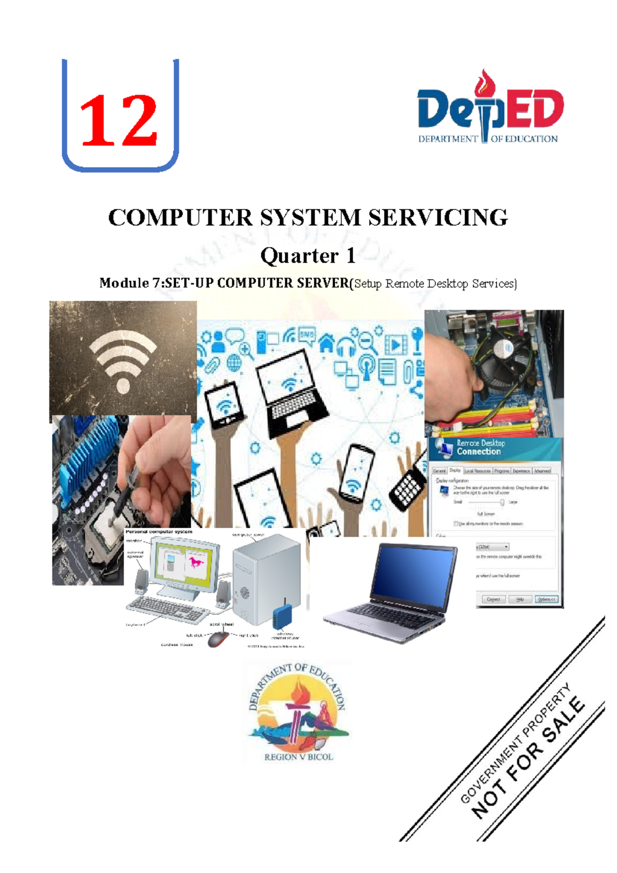 Computer System Servicing G12 Q1: Module 7 - Setup Remote Desktop ...