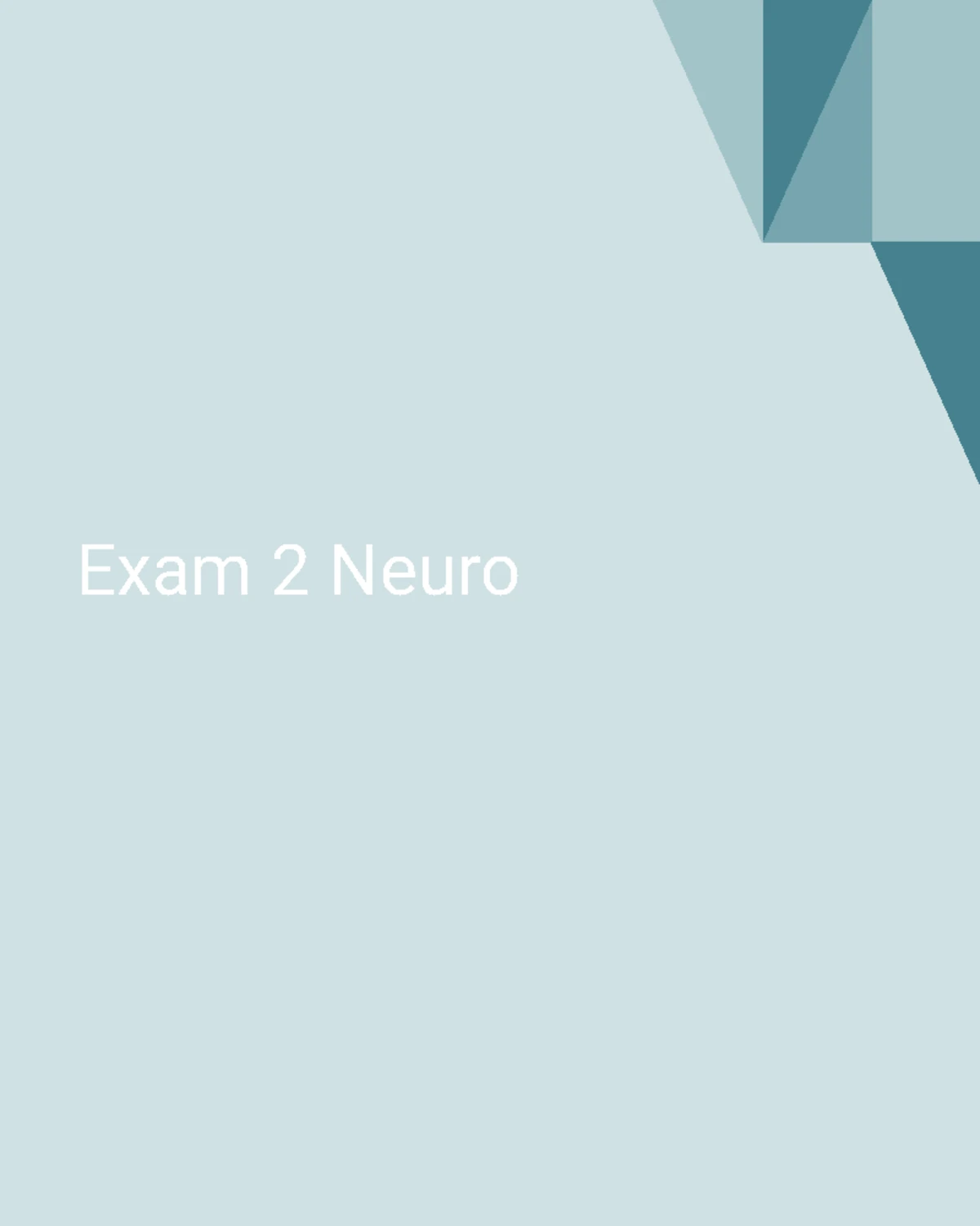 Neuro Exam 2 Study Guide: Key Concepts & Features of PD and More - Studocu