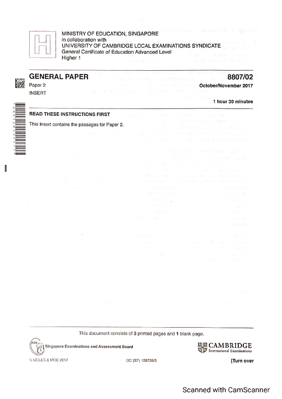 GP paper 1 - h1 - General Paper - Studocu