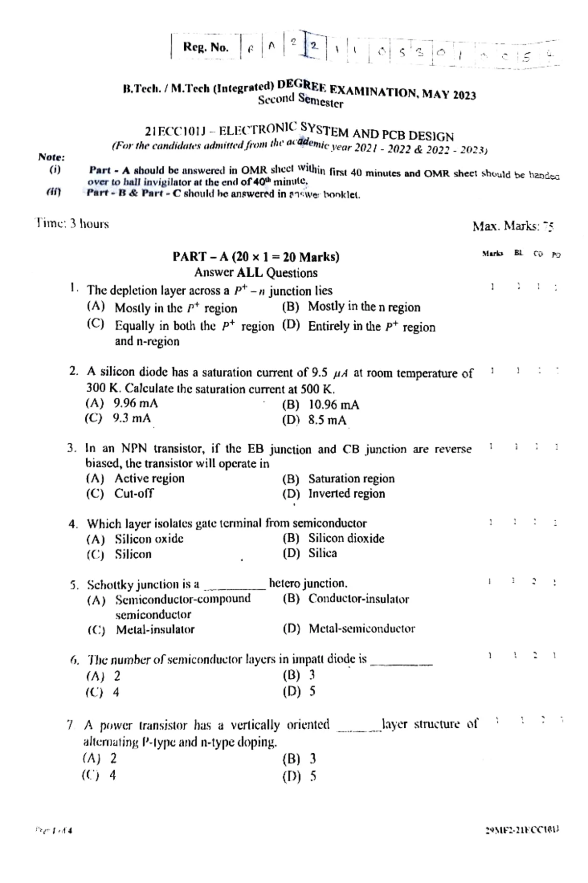21MAB101T Calculus and linear algebra unit 1 matrices tutorial sheet ...