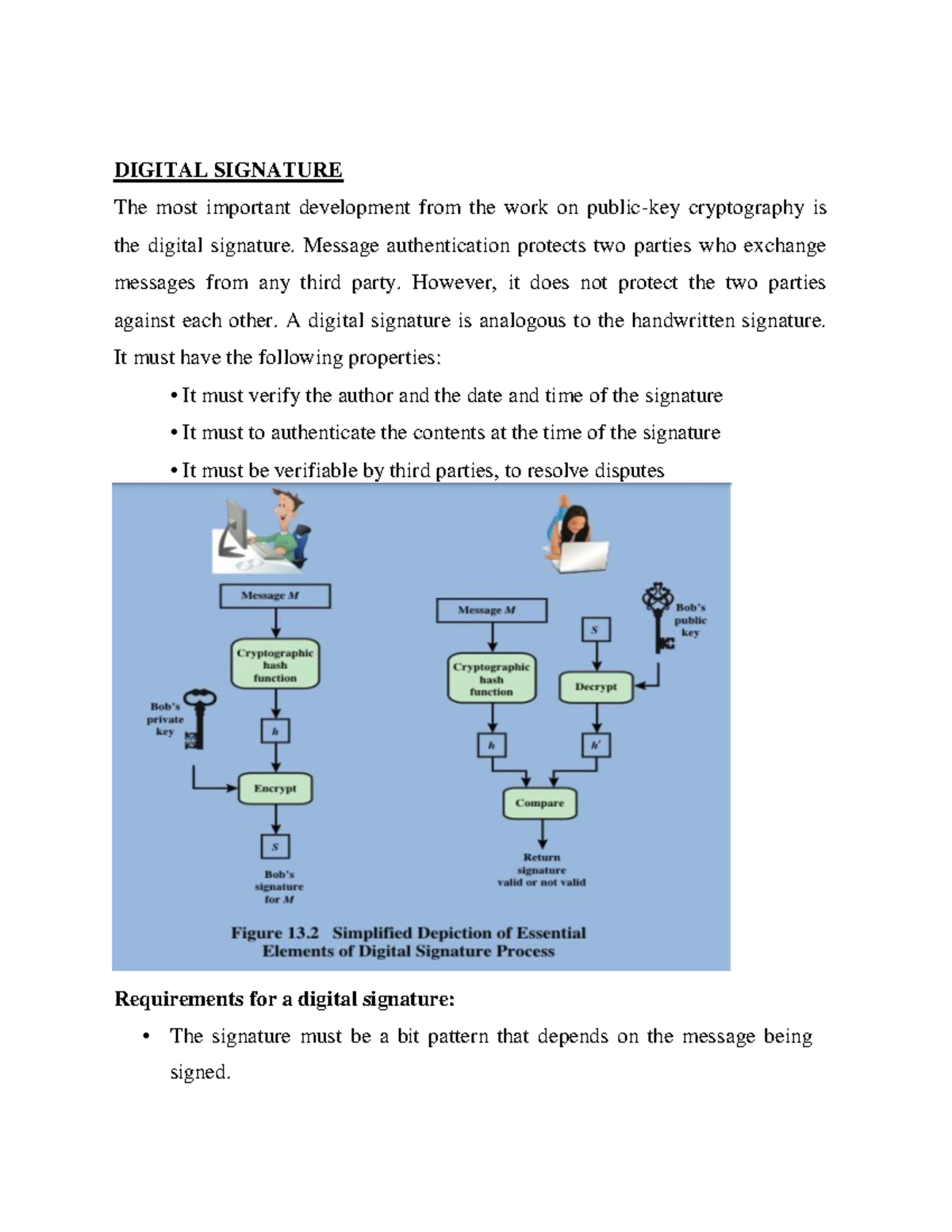 DIS-unit 3 - Digital Signatures and Authentication Notes - Studocu