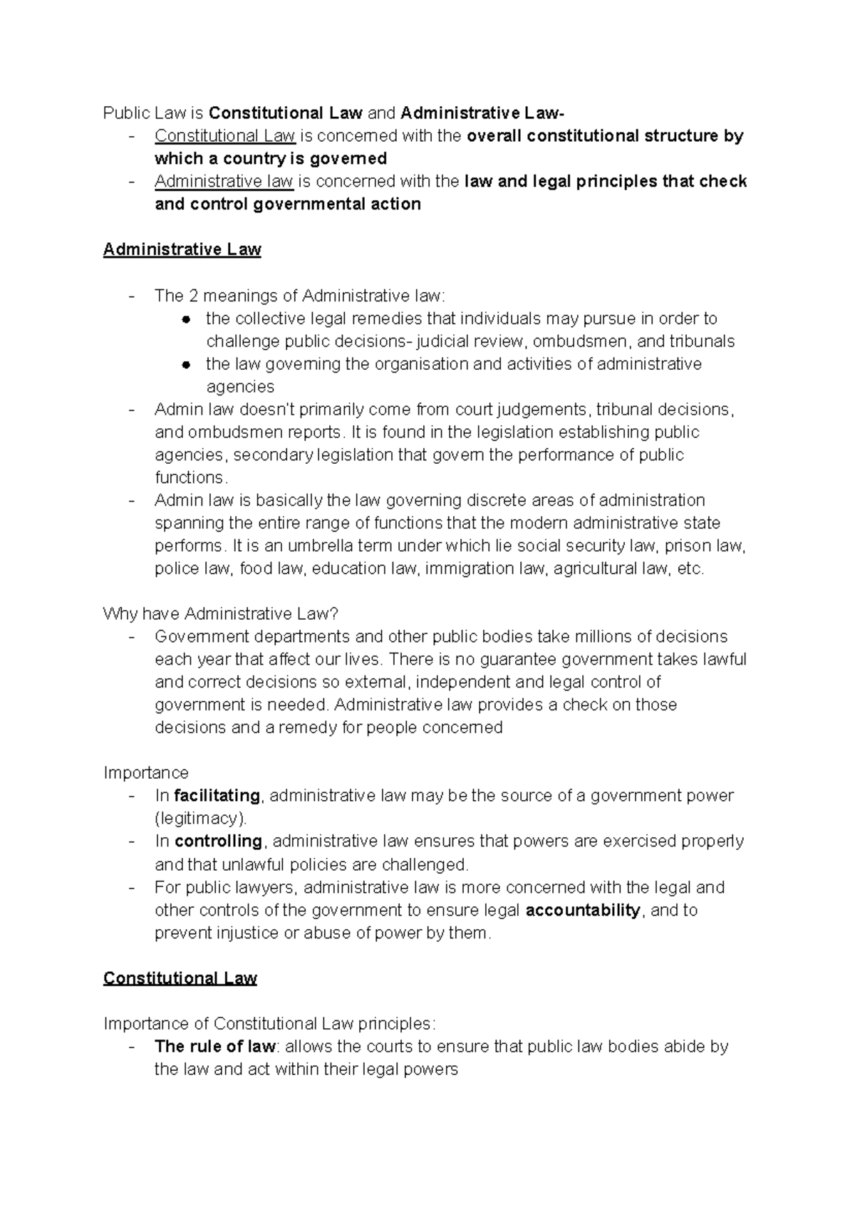 Public Law (PL) Judicial Review: Understanding Admin Law Principles ...