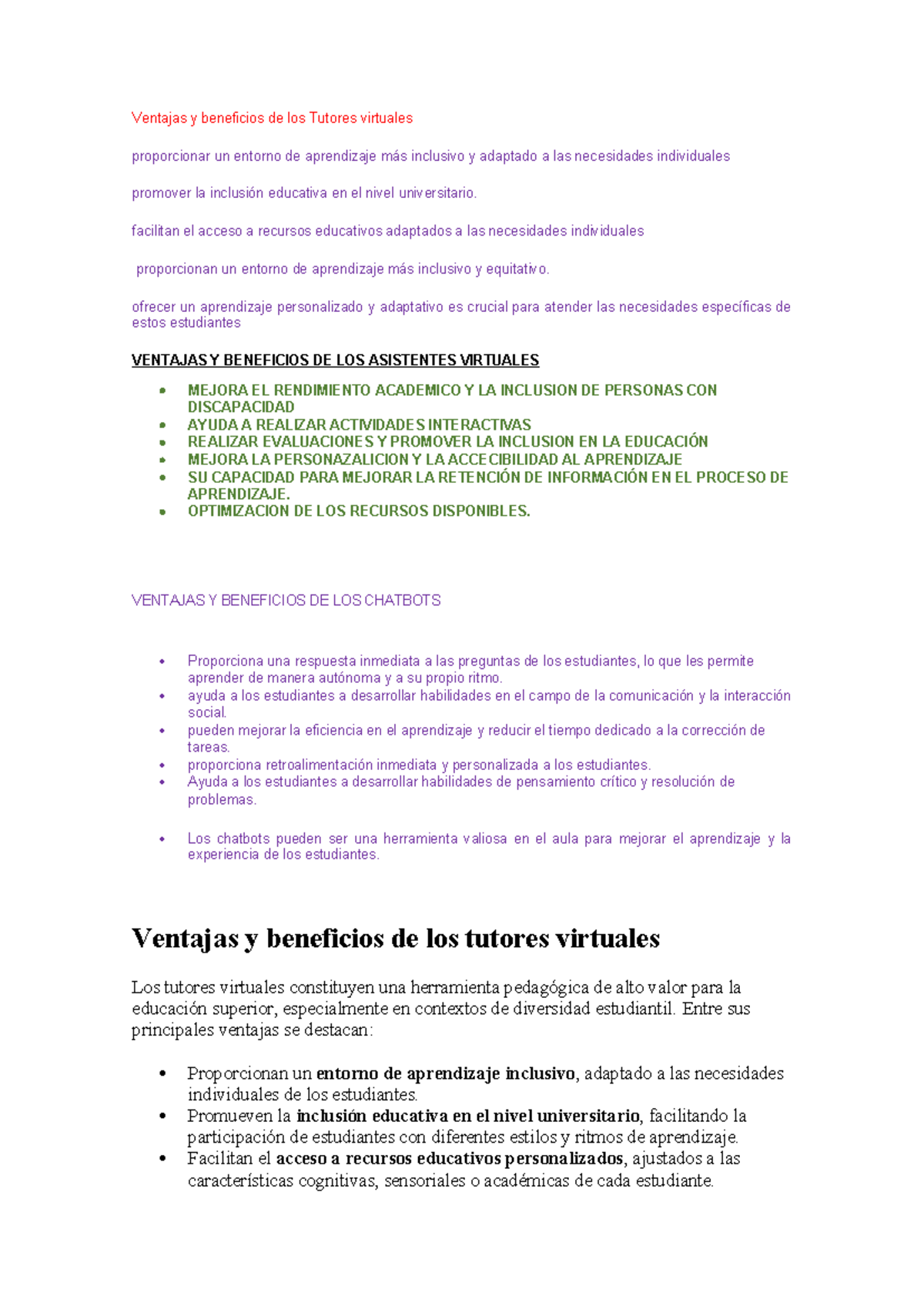 Ventajas y Beneficios de los Tutores Virtuales en Educación Superior ...