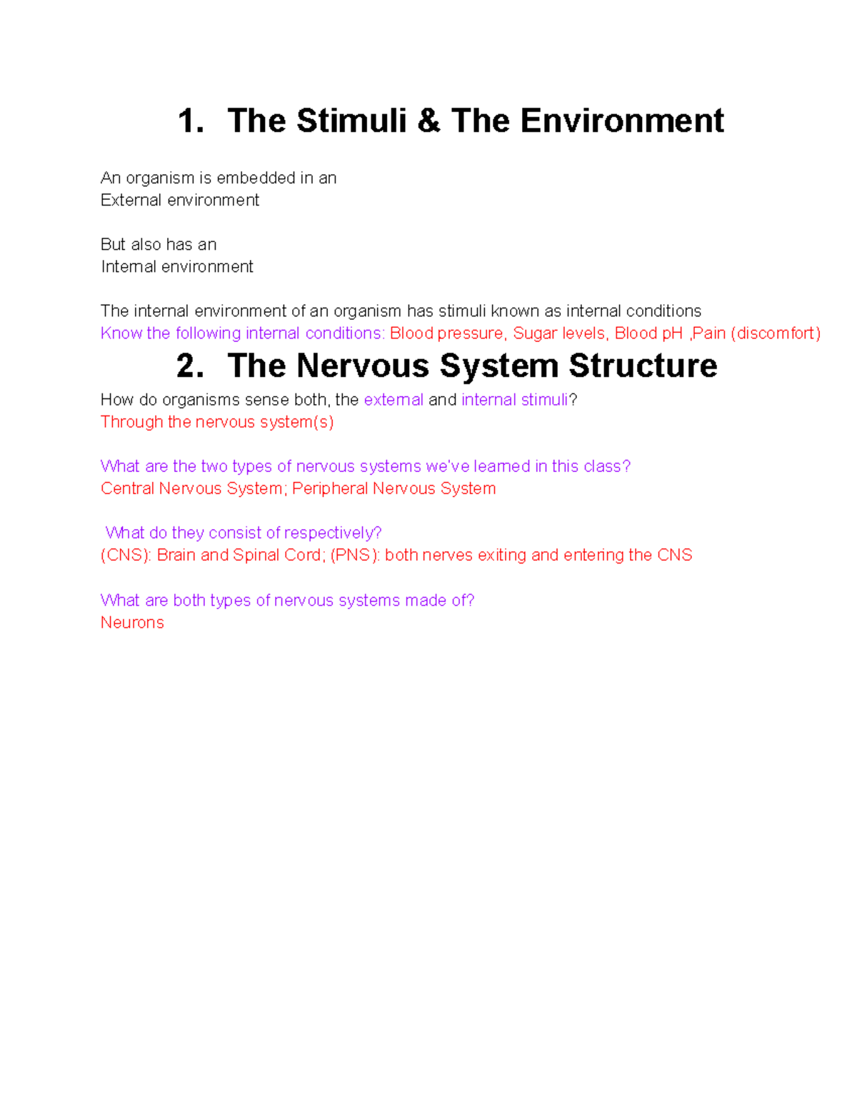 Study Guide BIO 1113: Key Concepts for Exam 2 Preparation - Studocu