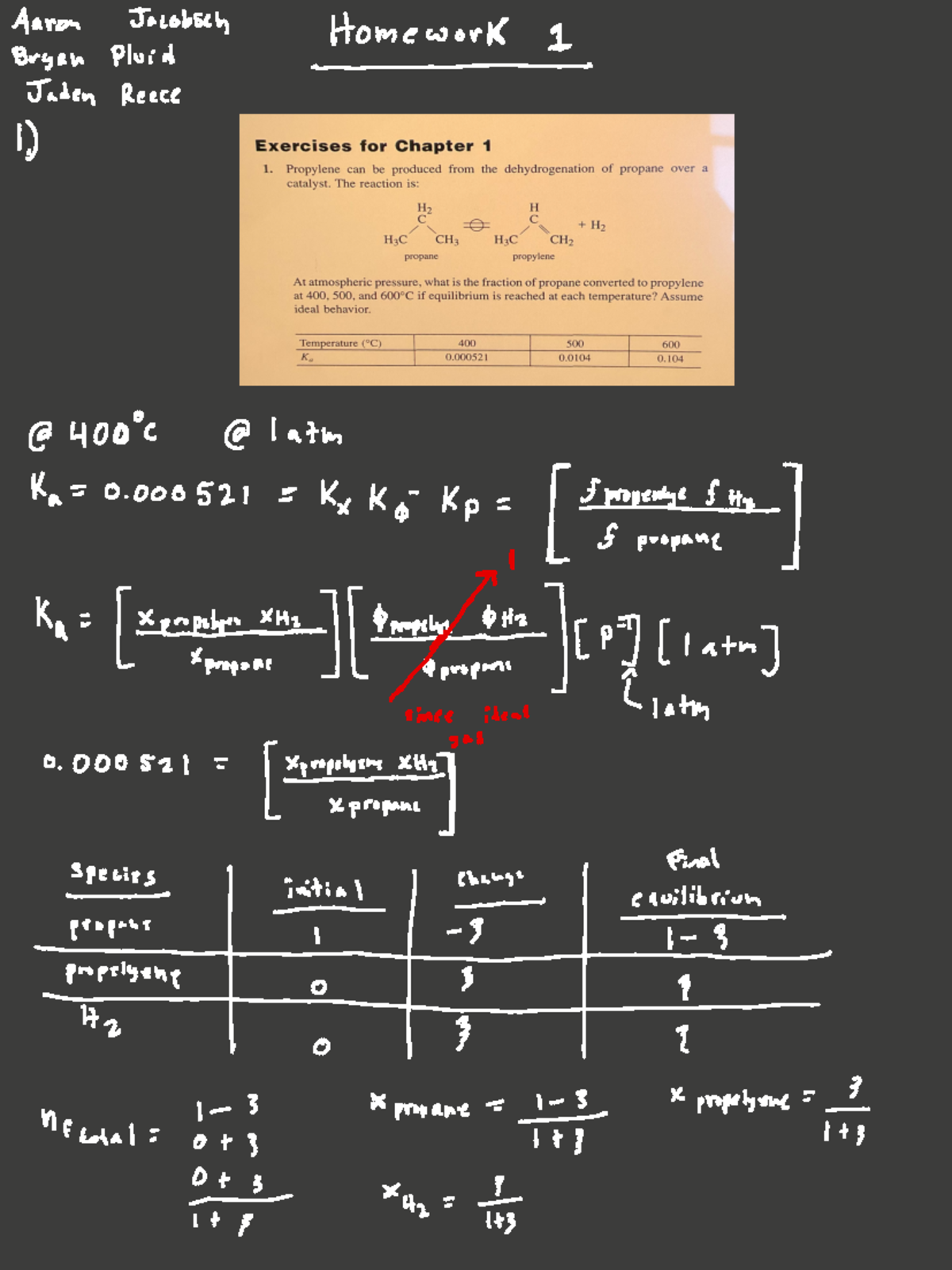 Reaction Engineering Homework 1 - CHE 4060 - Studocu
