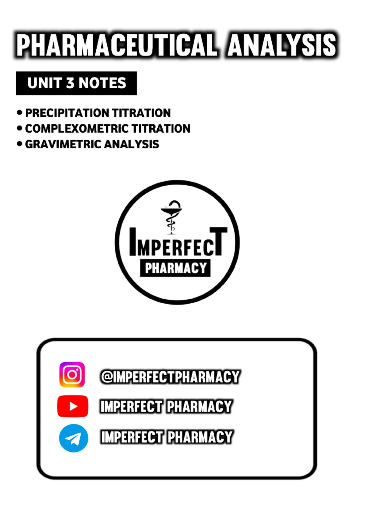 Unit 3 Pharmacology - B Pharmacy 6th Sem: Carewell Pharma Insights ...