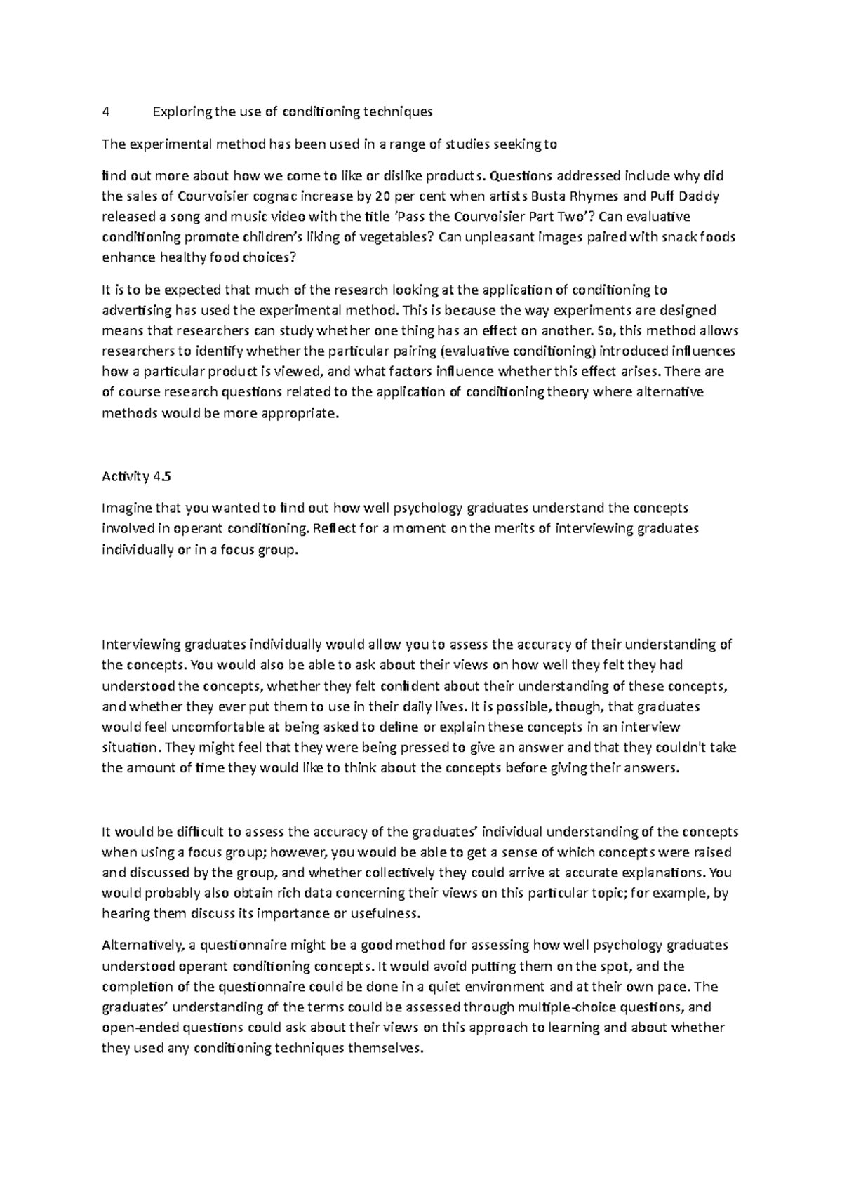 Chapter 4 - 4 - in depth notes on the investigating methods textbook ...