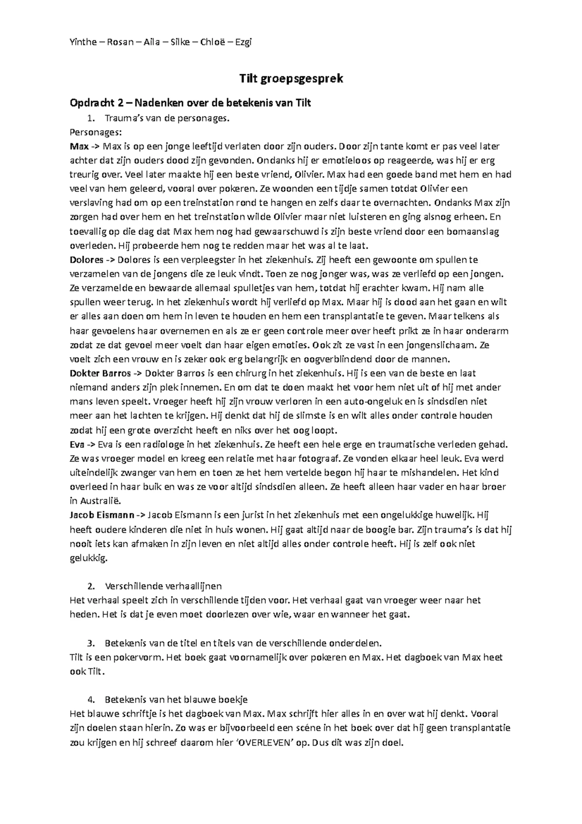 Nederlands se periode 2 standpunt standpunten en argumenten wat is