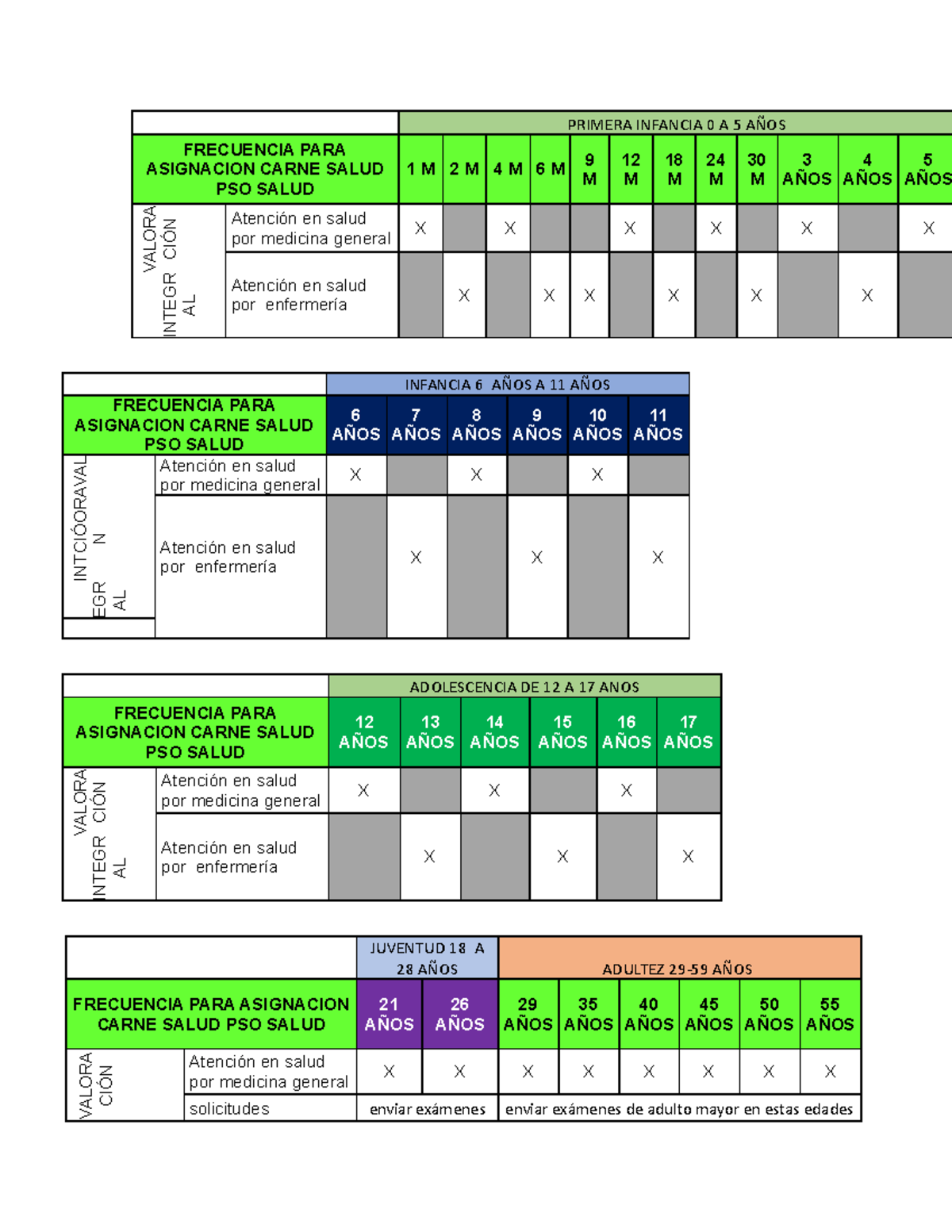Controles de Salud Integral por Edad (Rias) - Document Preview