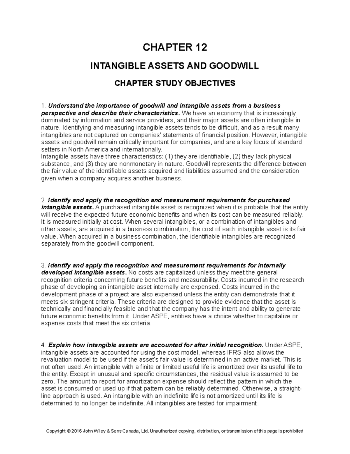 Exam 10 December 2020, questions and answers - CHAPTER 12 INTANGIBLE ...