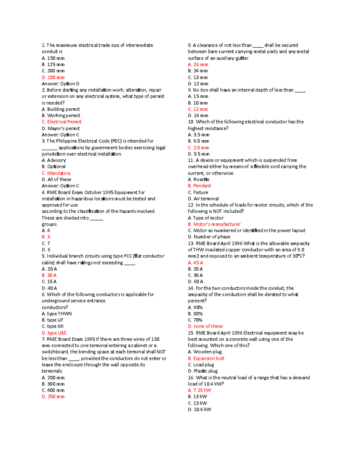 721781800-PEC-MCQ Practice Questions and Answers for PEC Exam - Studocu