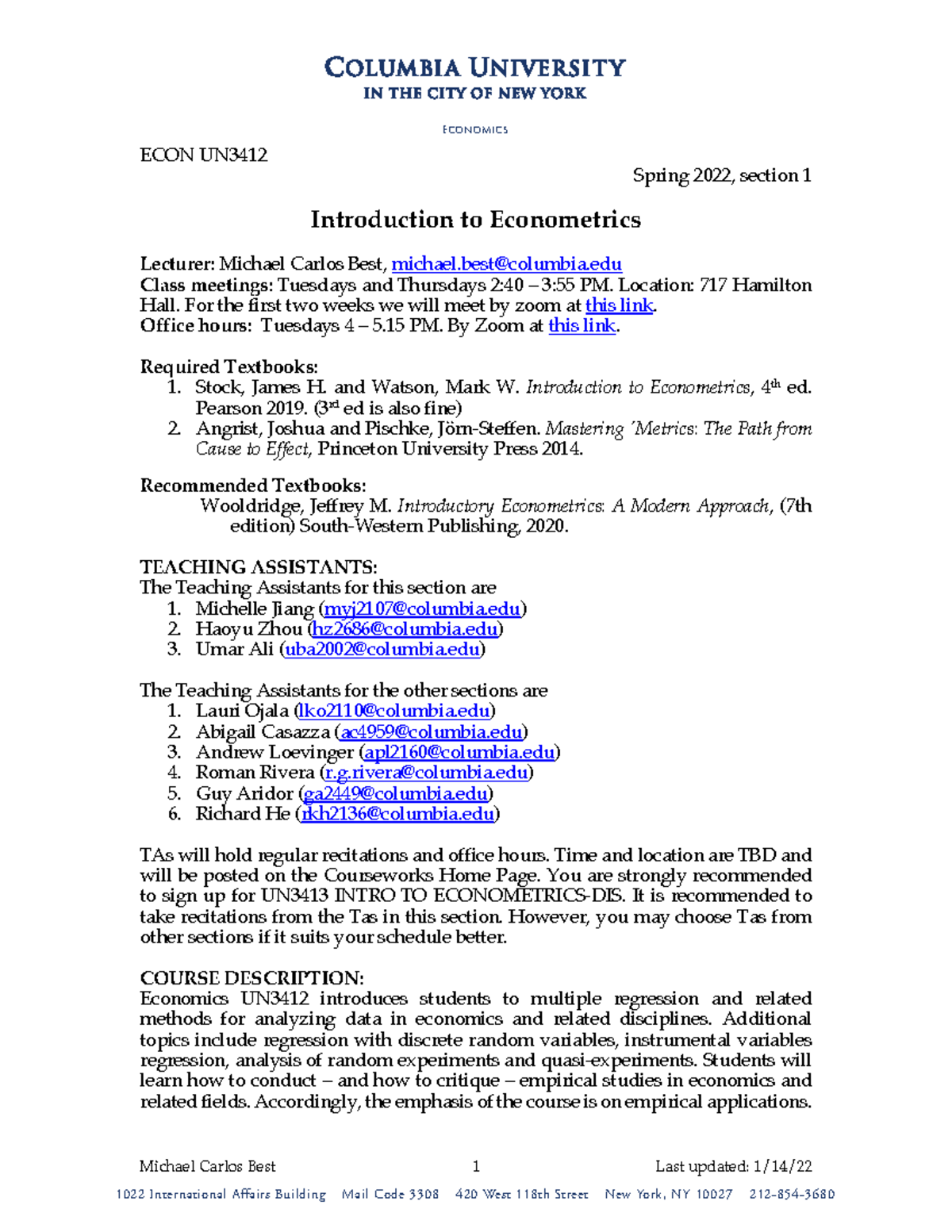 ビジネス・経済 ECONOMETRIC MODELS AND METHODS Econometric Methods with Applications in Business and