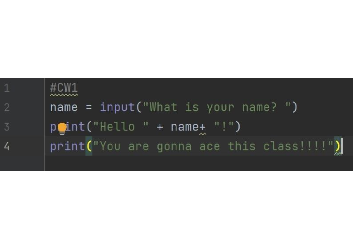 Python CW - All Classwork Notes and Evaluations - Studocu