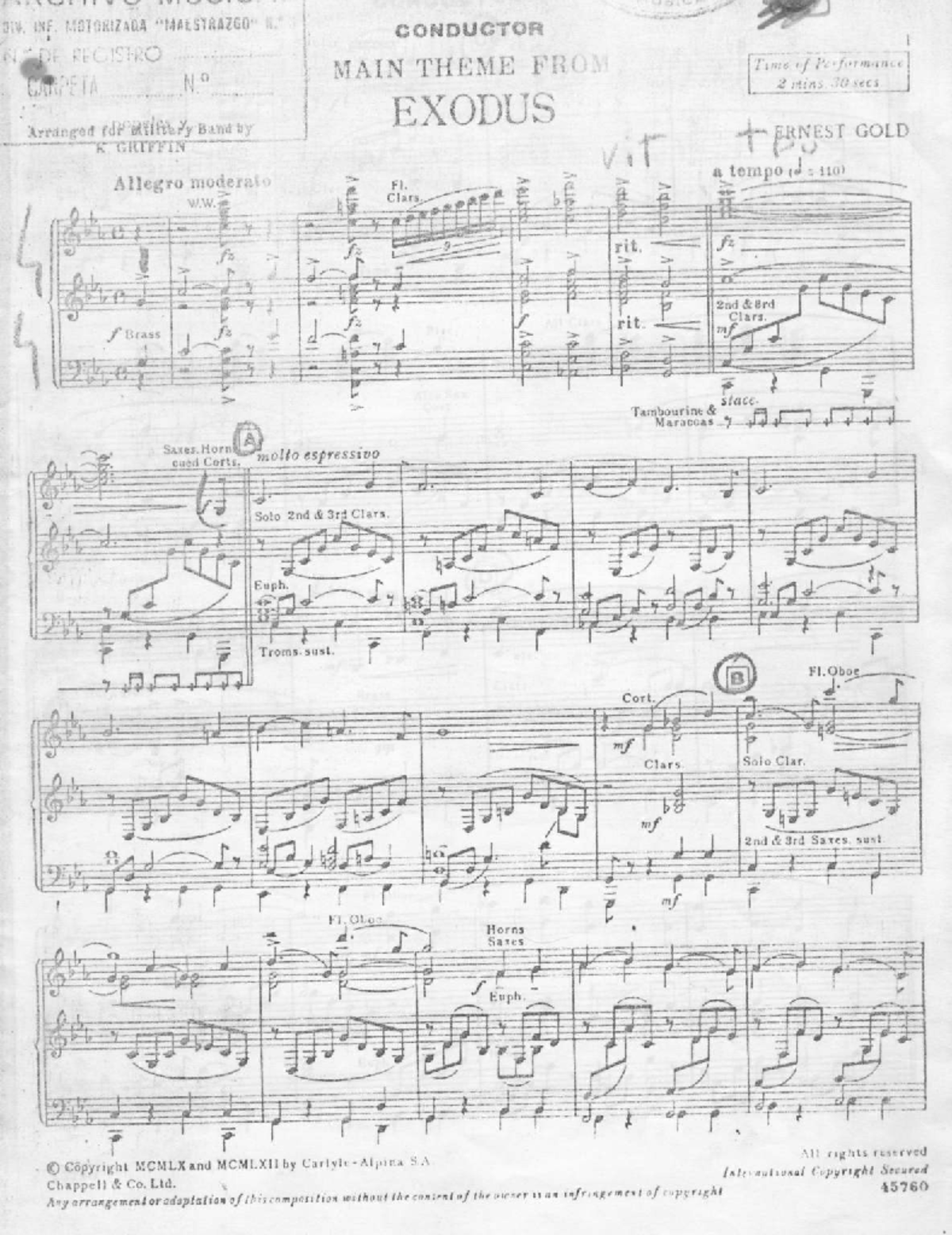 061 - Exodus: Complete Script and Parts for Military Band - Studocu