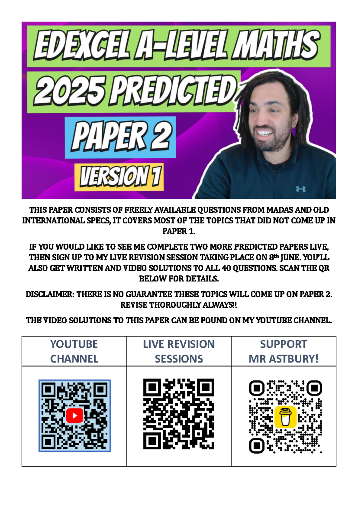 2025 Edexcel A Level Predicted Paper 2: Key Topics & Solutions - Studocu