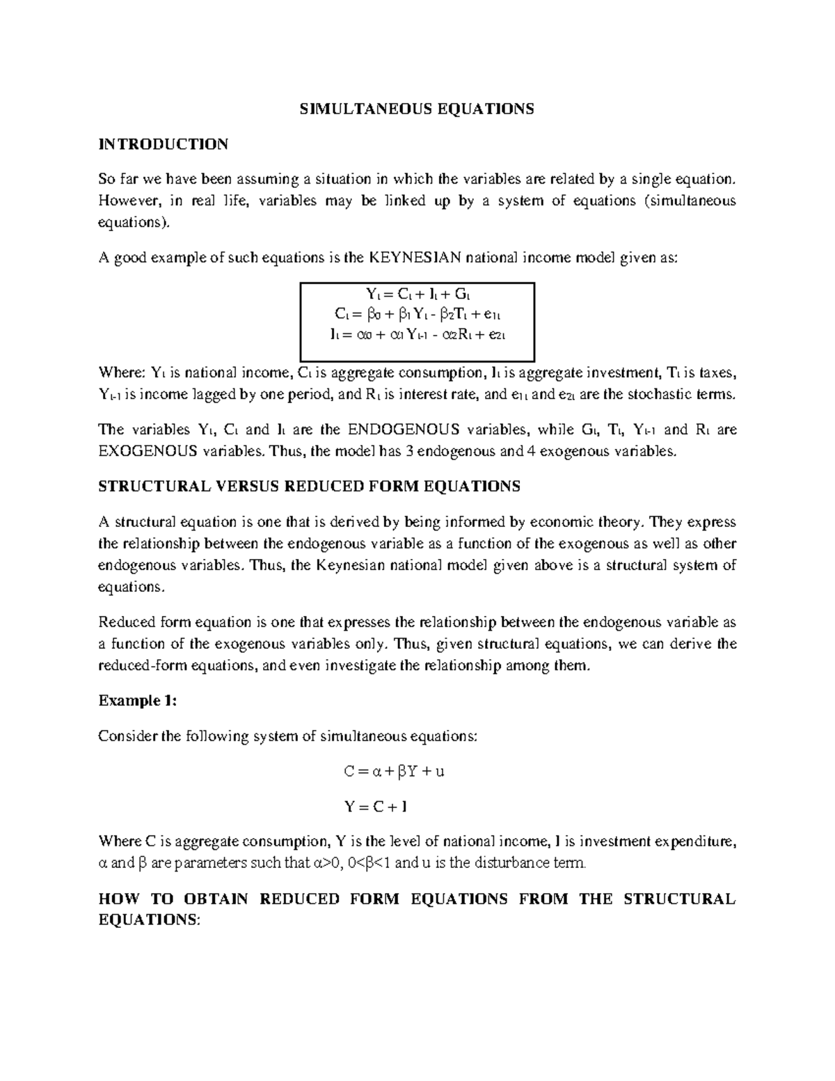 Simultaneous Equations c28ce87fc241cdb7ac88de5af01f28df - SIMULTANEOUS ...