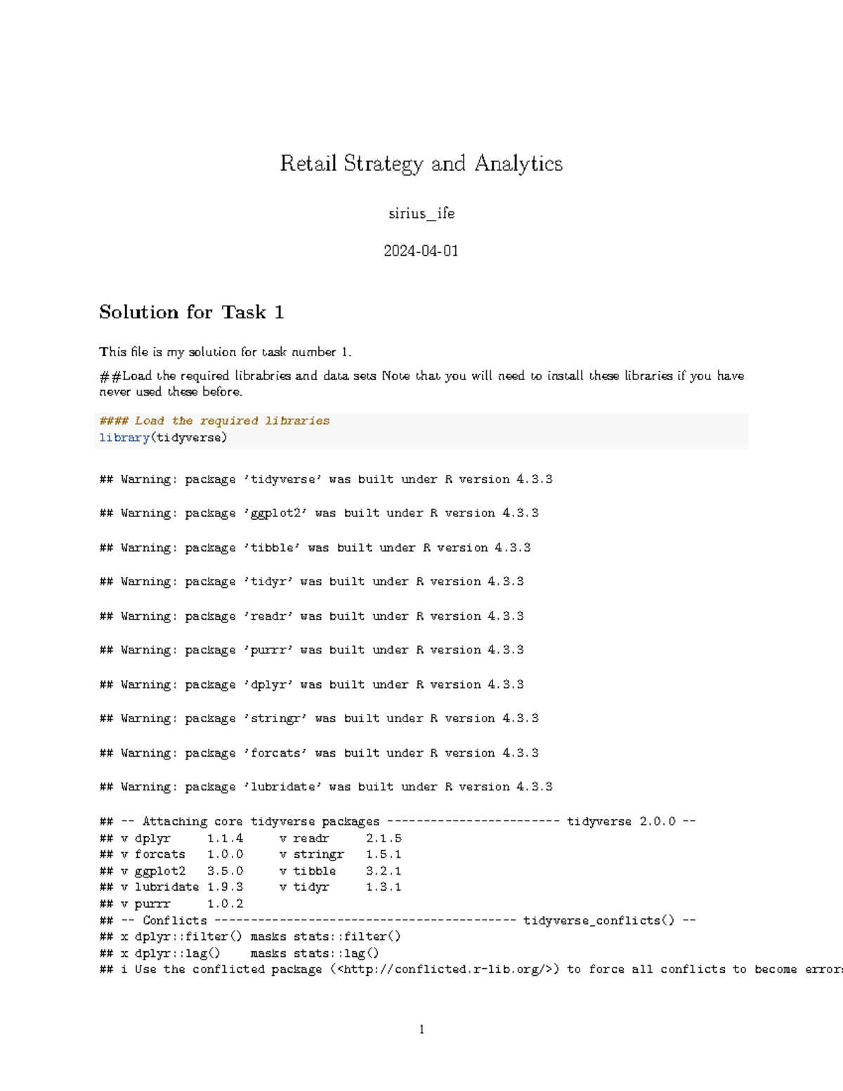 Quantium Virtual Internship Task 1: Retail Strategy Analysis - Studocu