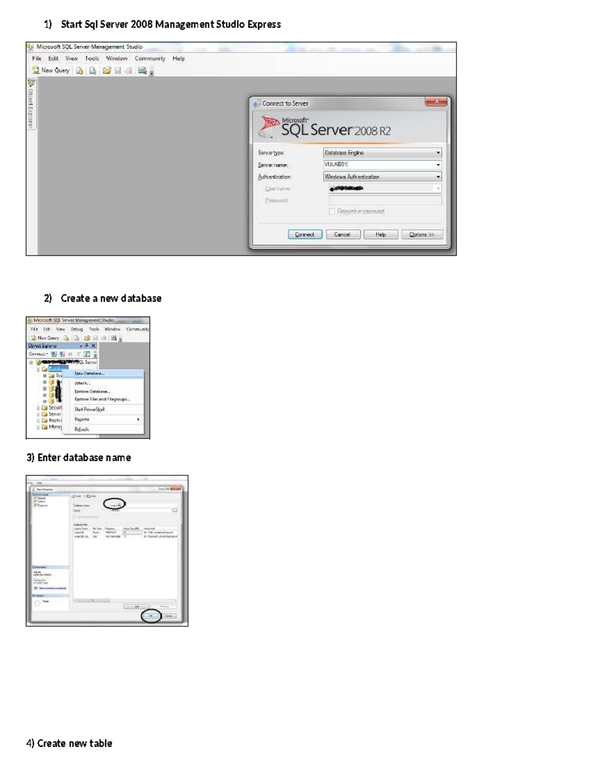 DBDiag SQL 08: Creating Databases and Relationships in SSMS - Studocu