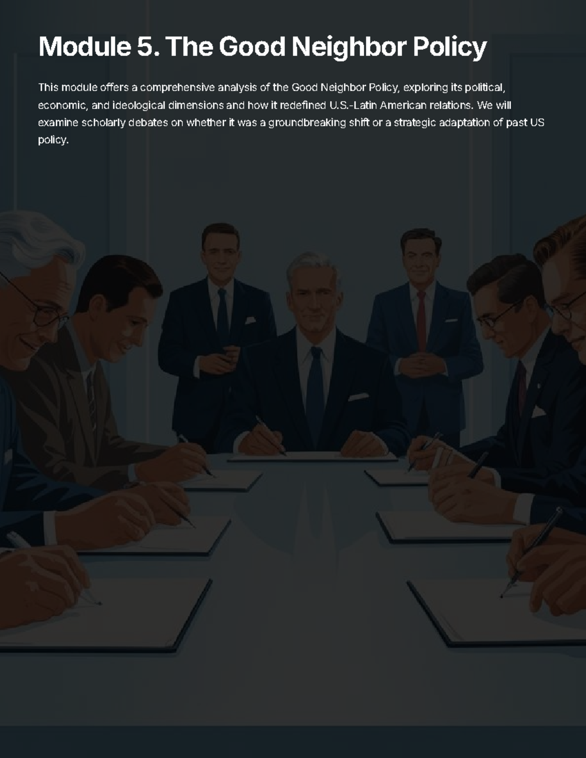 The Good Neighbor Policy: An In-Depth Analysis of U.S.-Latin America ...