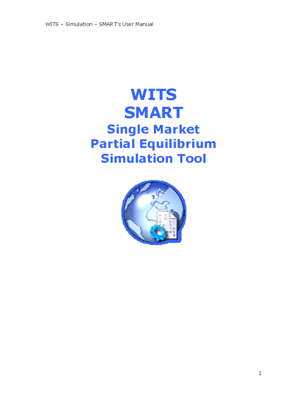 WITS- SMART User Manual for Market Access Simulation Tool - Studocu