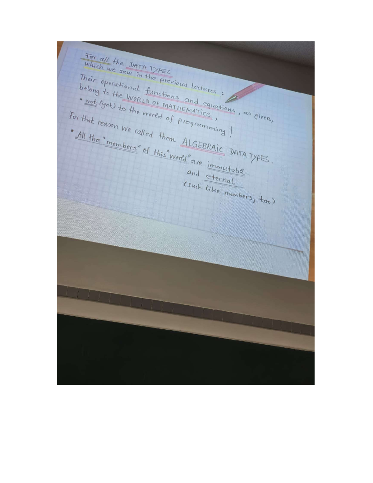 DATA STRUCTURES LECTURE NOTES: ALGEBRAIC DATA TYPES & OPERATIONS - Studocu