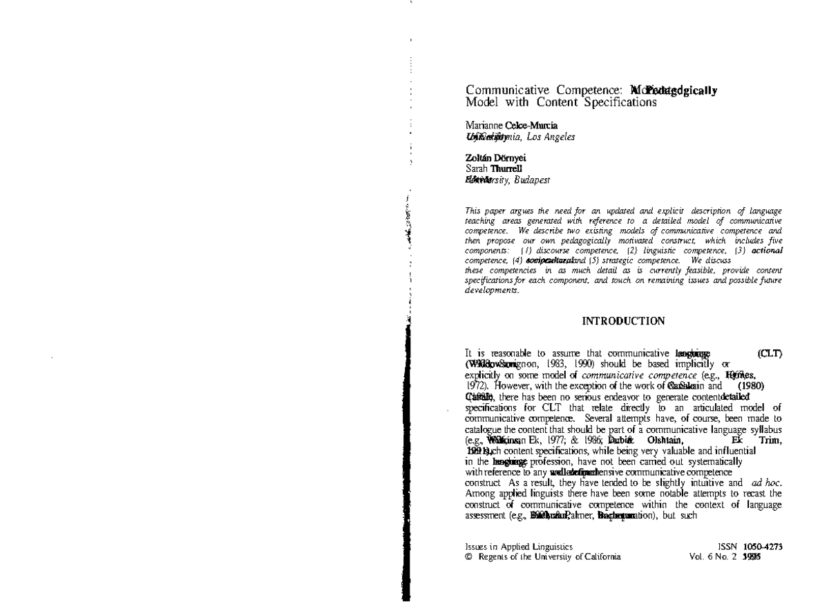 56993077 Revising Celce-Murcia's Communicative Competence Model - Studocu