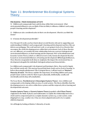 Assignment 1 (part 1)- Piagets theory - Piaget’s Cognitive Development ...