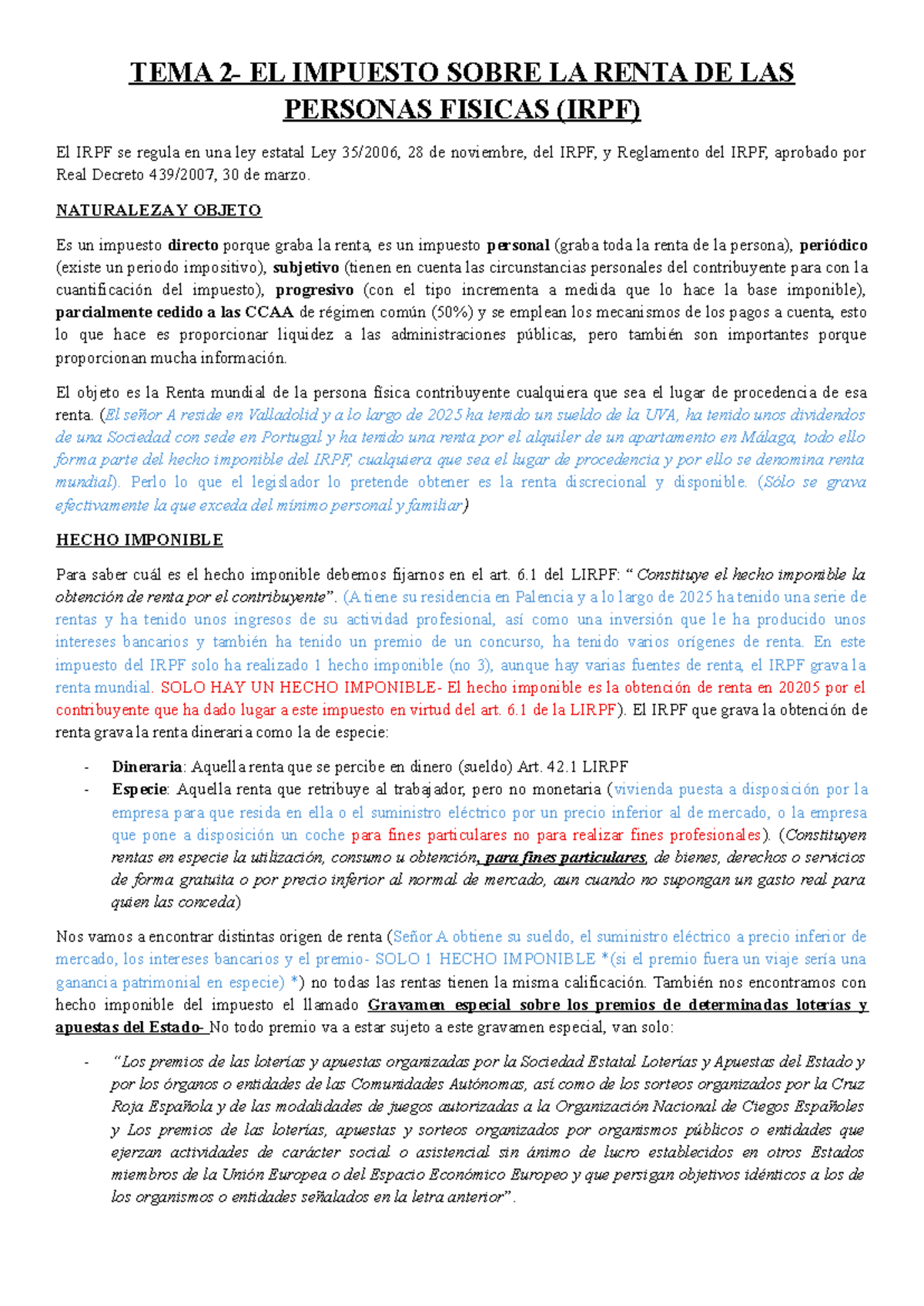 TEMA 2 - Apuntes sobre el Impuesto sobre la Renta de las Personas ...