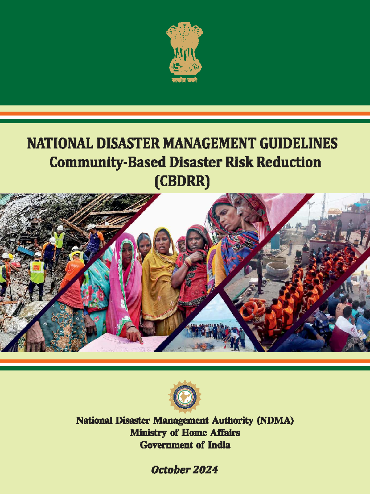 CBDRR Guidelines for Disaster Risk Reduction - NDMA October 2024 - Studocu