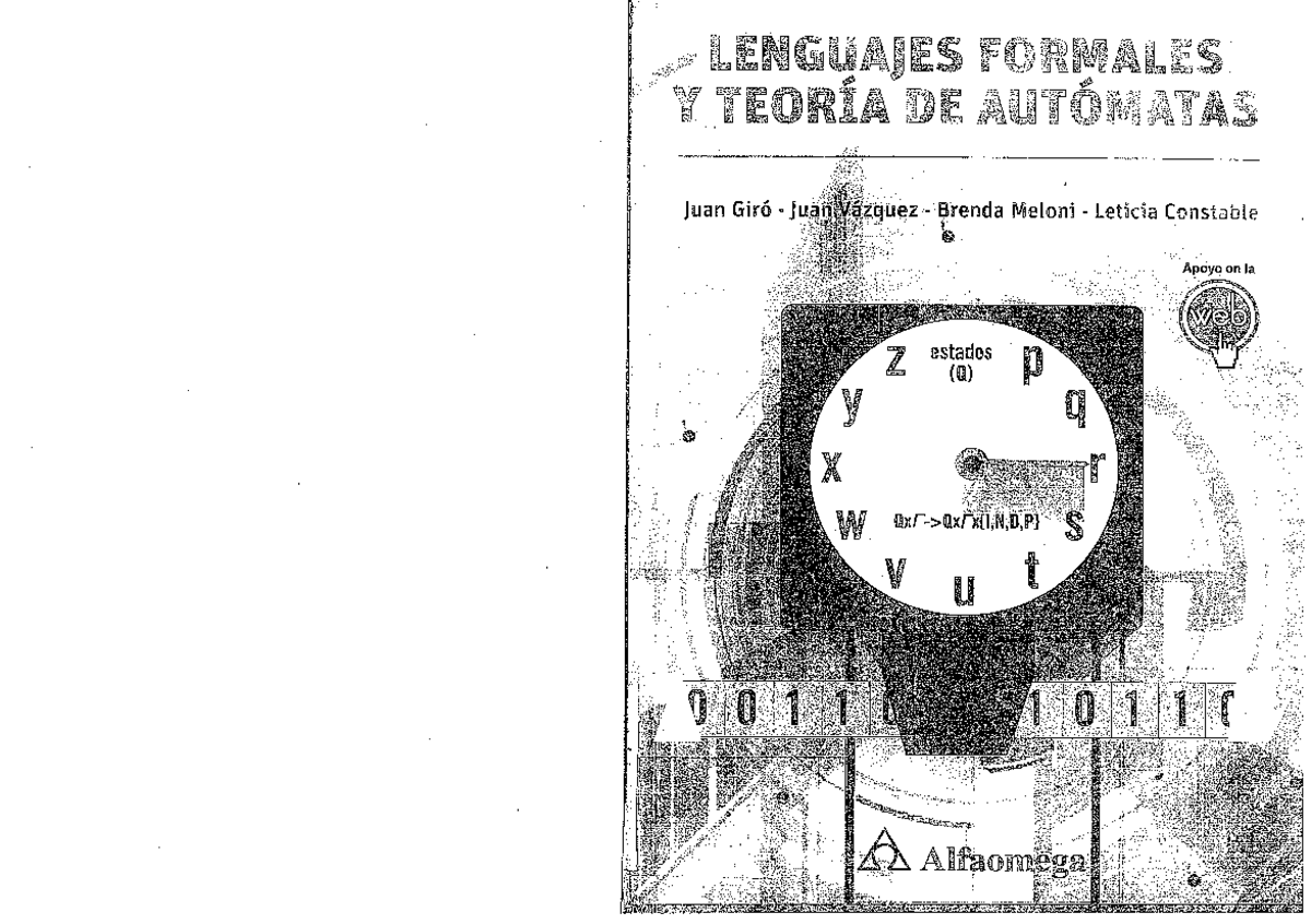 Libro Teórico SSL: Lenguajes Formales y Teoría de Autómatas - Document Preview